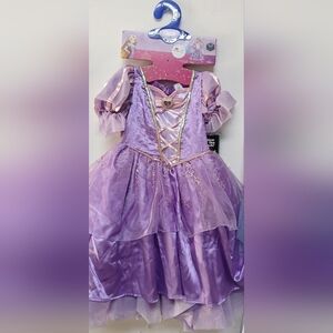 Magical Princess Kids Costume - Purple and Gold